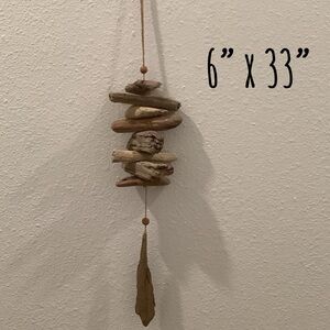 Driftwood Art,  Driftwood Chucky Mobile, Driftwood Coastal Decor,Driftwood